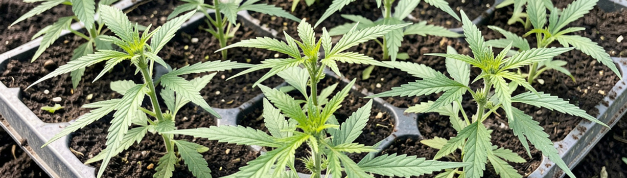 plantulas de cañamo
