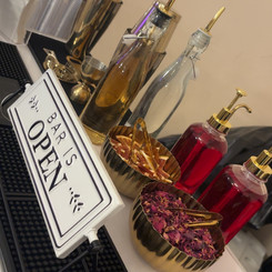 Guests enjoying photo booth experience at wedding reception in Austin TX