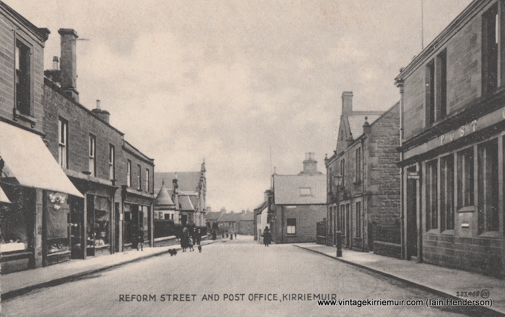 Reform Street and Post Office, Kirriemuir (1928)