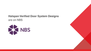 Halspan Verified Door System Designs on NBS