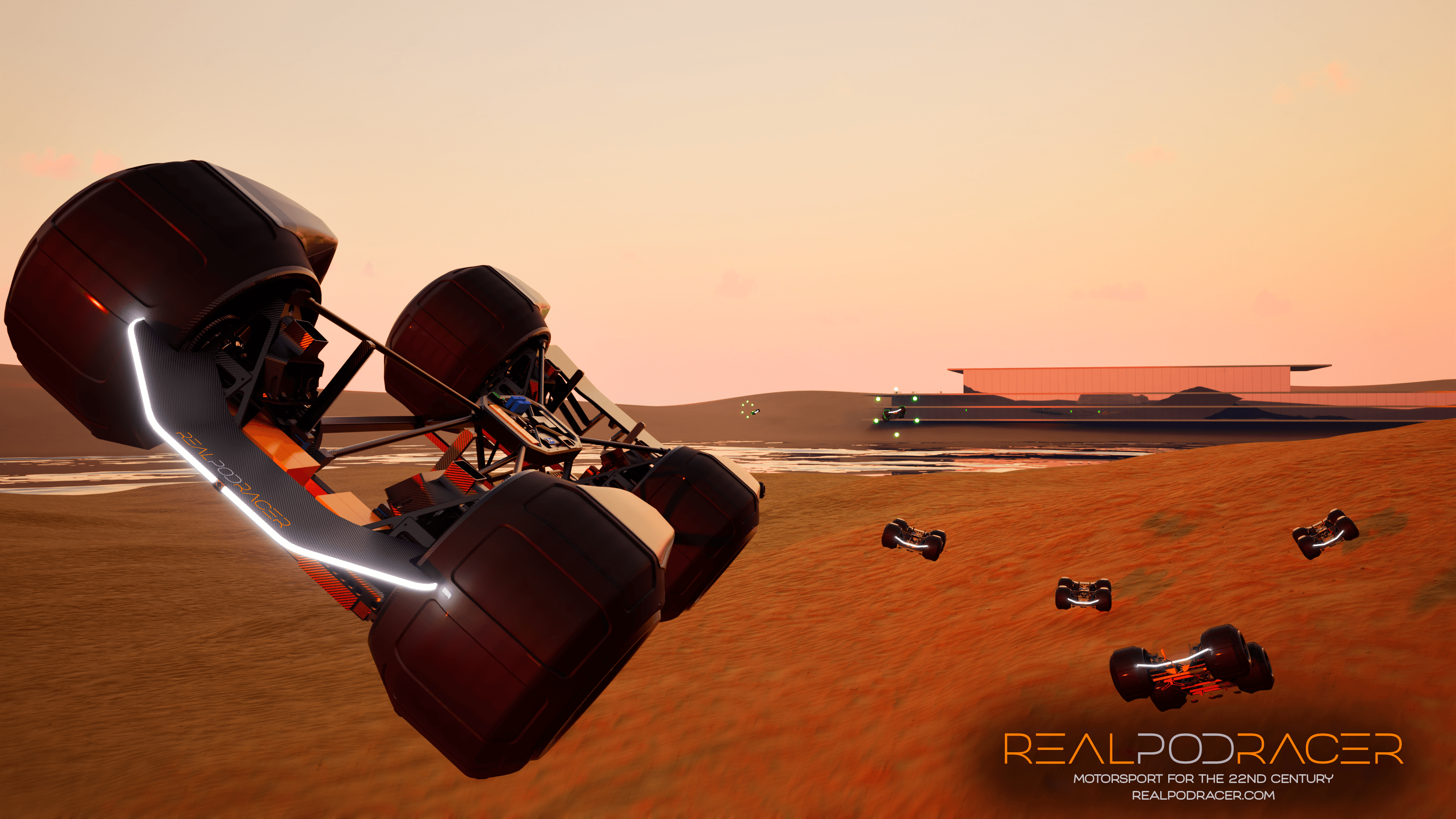 RealPodRacer 1/3 Prototype Race Scene 3