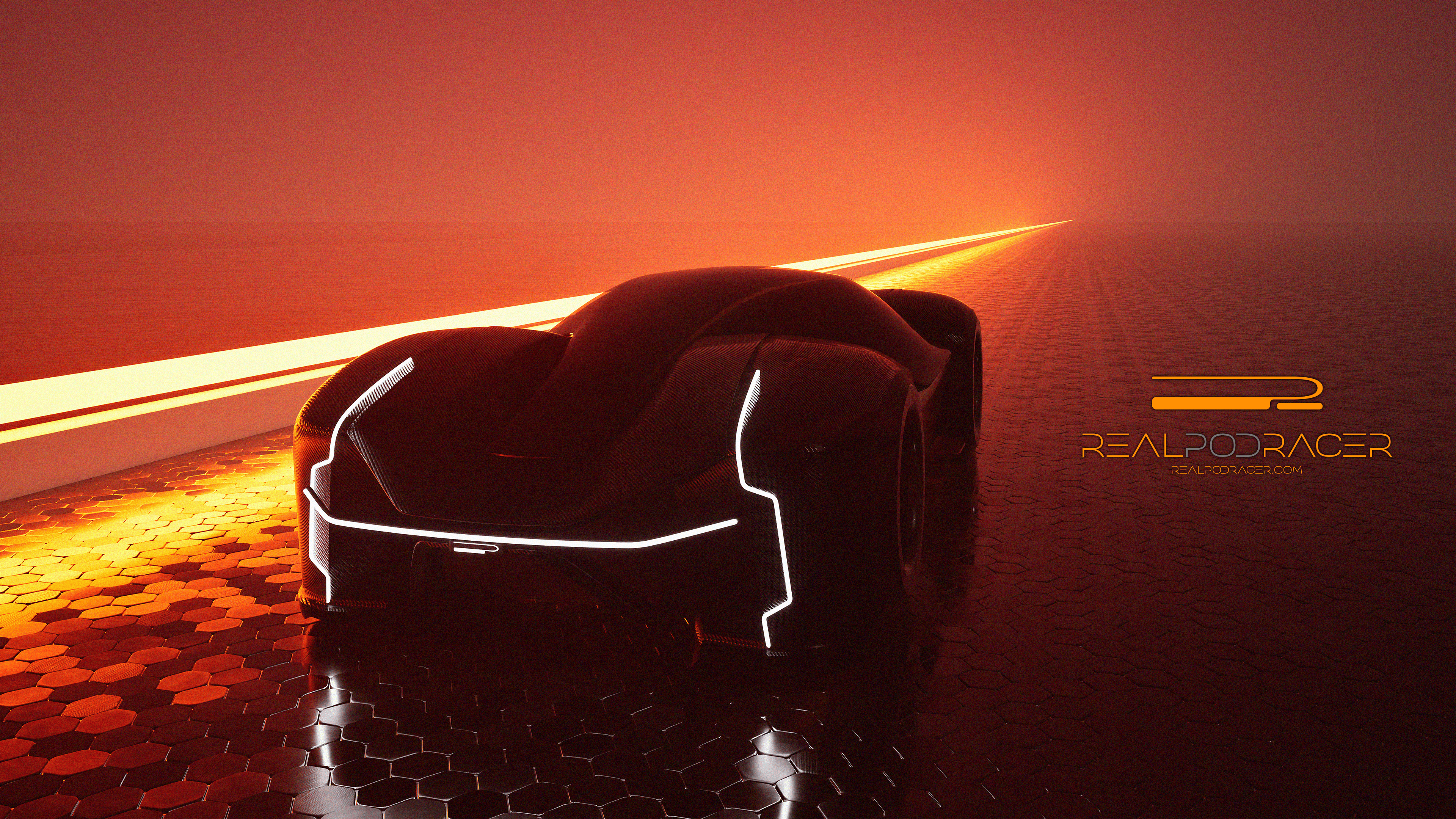 RealPodRacer Front 3/4 View