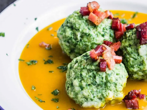 Speck and Spinach Dumplings From the Dolomites