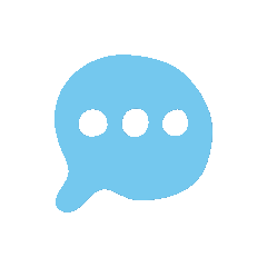 Animated Liaura Chat Icon in blue
