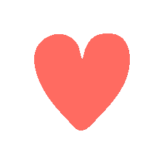 Animated Liaura Love Heart Icon in Red