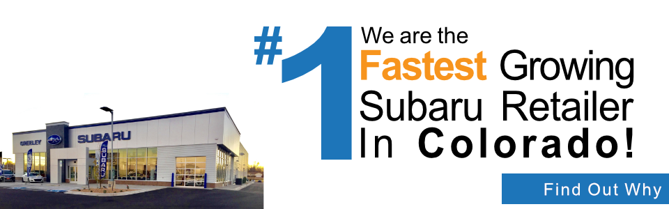 Fastest Growing Subaru Retailer in Colorado