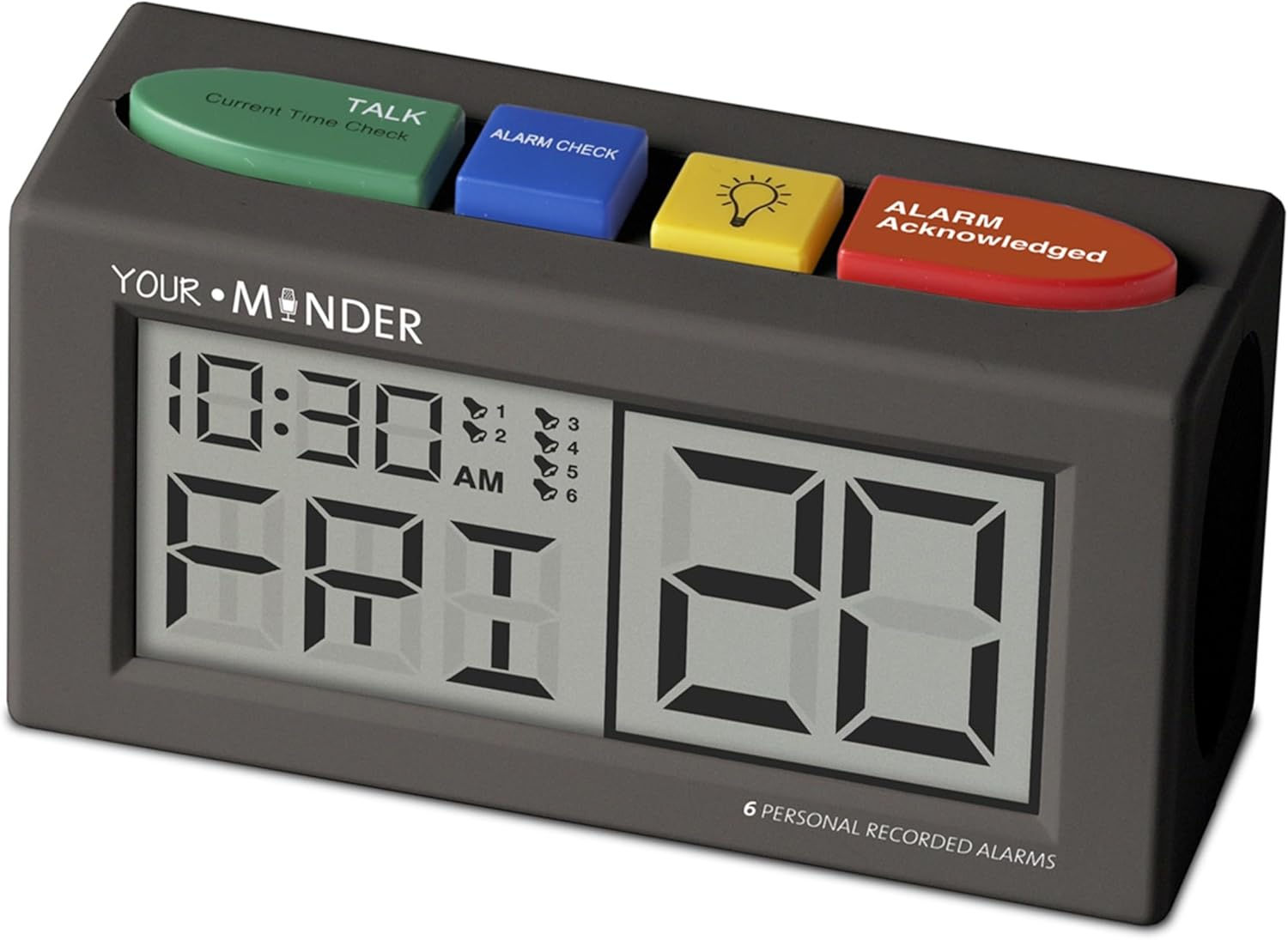 MEDCENTER Your Minder Voice Record and Alarm Replay Reminder Clock with Loud