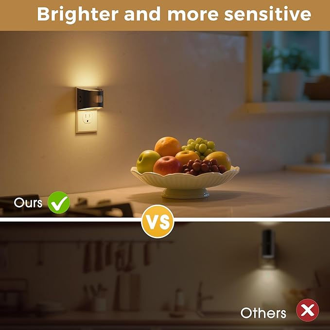 Thumbnail: LED Night Light with Motion Sensor & Dusk to Dawn Sensor