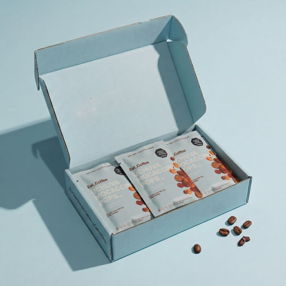 Caja de Uchuva Mocaccino Pops 19 gr