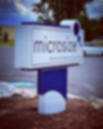 Aluminum Monument Sign