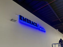 LED Neon Wall Display