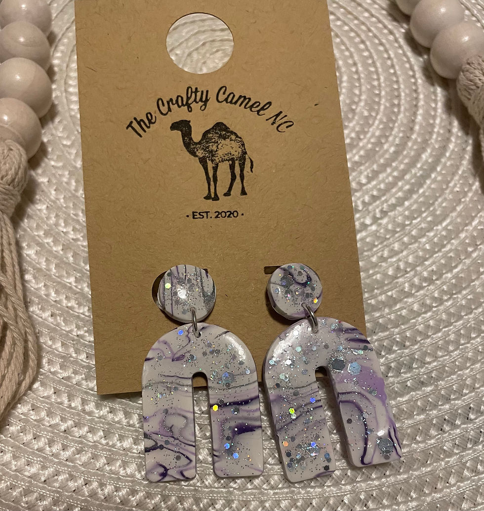 Thumbnail: Lilac Swirl Senna Dangles