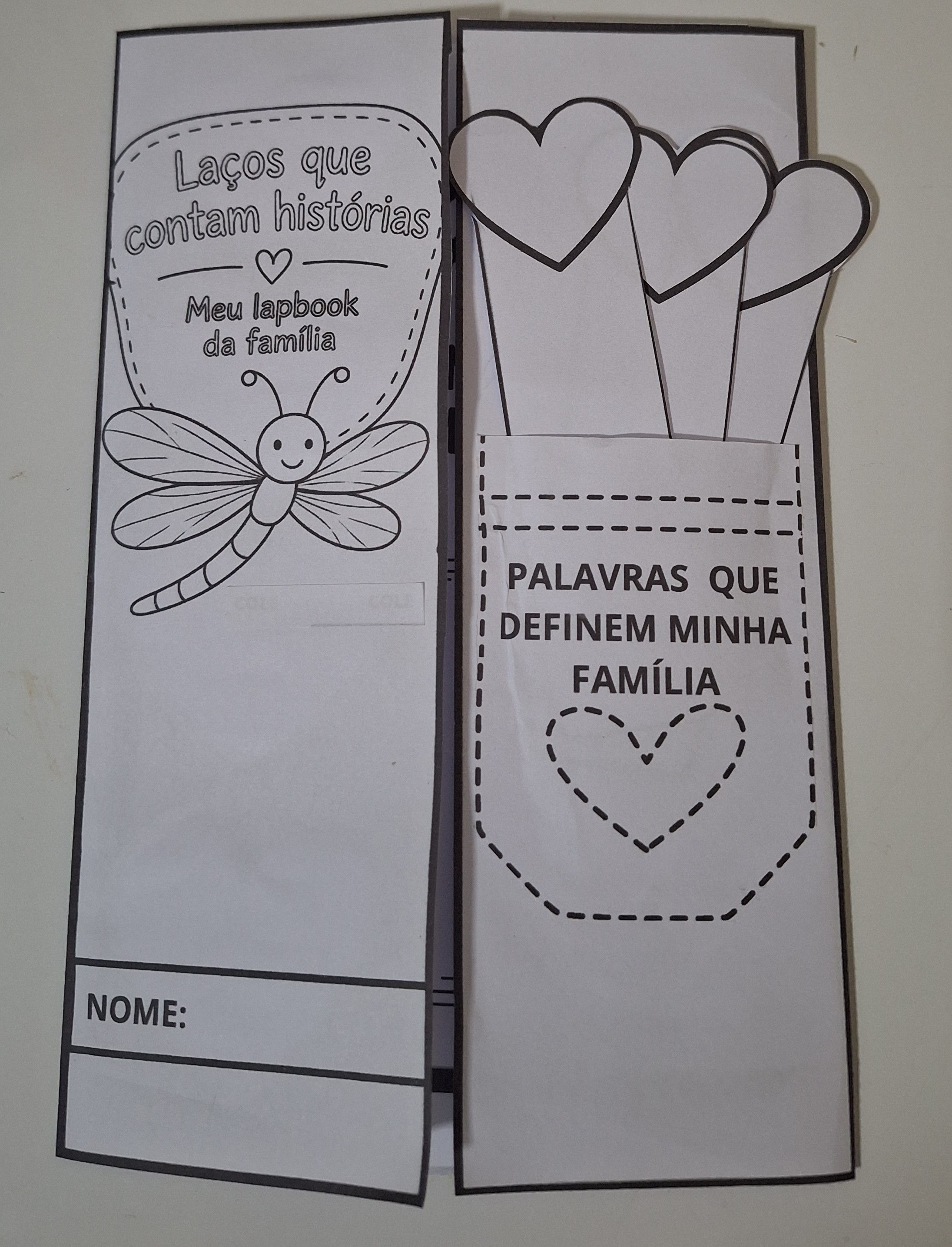 Lapbook da família - Laços de contam histórias