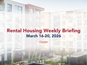 Rental Housing Weekly Briefing: March 16-20, 2026
