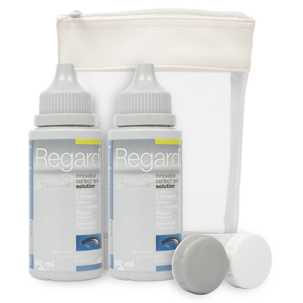 Regard Contact Lens Solution Soft Travel Bag (2x60ml) myeyes