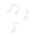 Music notes icon