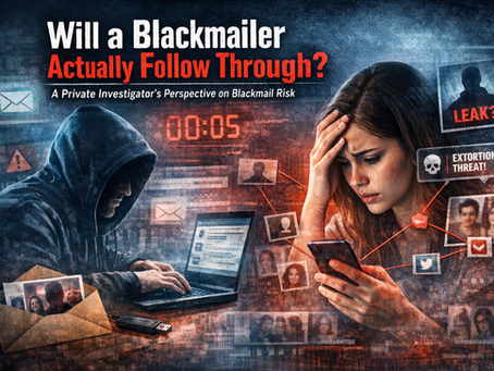 Blackmail risk - the follow through. Will a blackmailer make good on their threats?