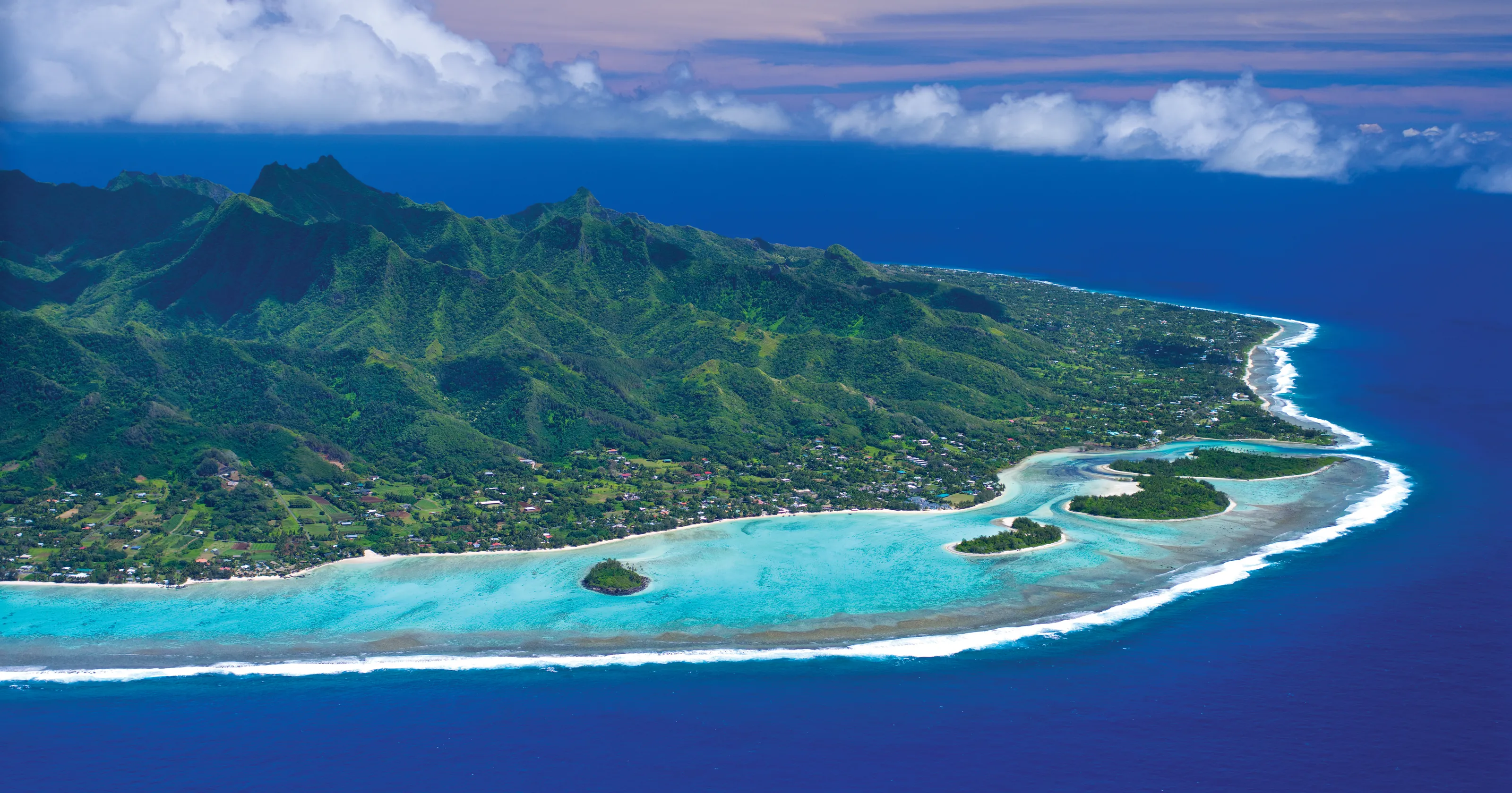 Cook Islands aerial view Cloak & Dagger Offshore HQâ„¢