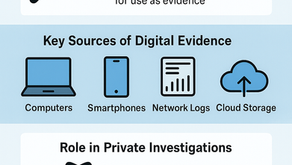 Key sources of digital evidence