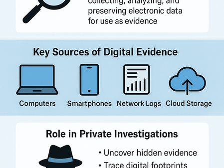 Key sources of digital evidence