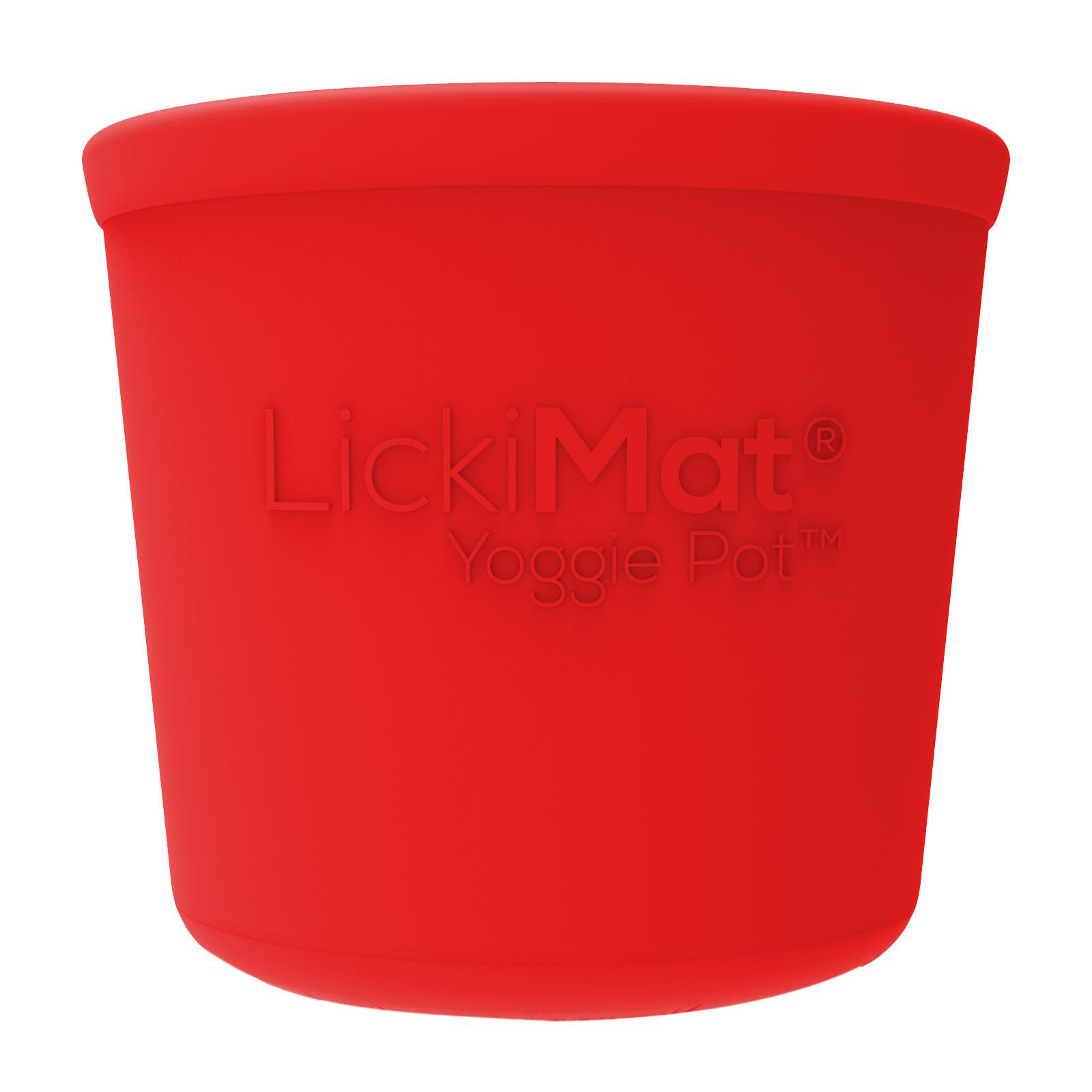 LickiMat Yoggie Pot - Red