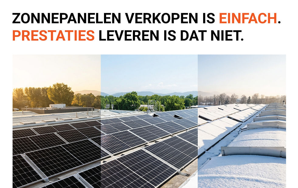 Zonnepanelen verkopen is eenvoudig. Prestaties leveren is dat niet. 