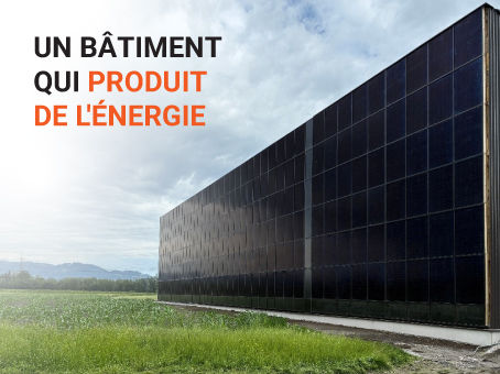 Un bâtiment qui produit de l'énergie
