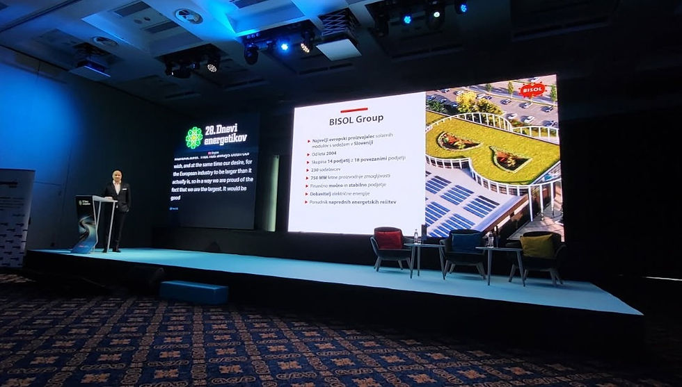 BISOL na 28. Dnevih energetikov: Od proizvodnje do celovitih energetskih rešitev