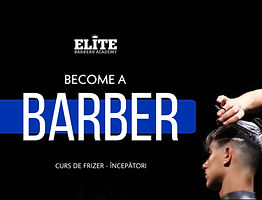 Curs frizer Become a Barber