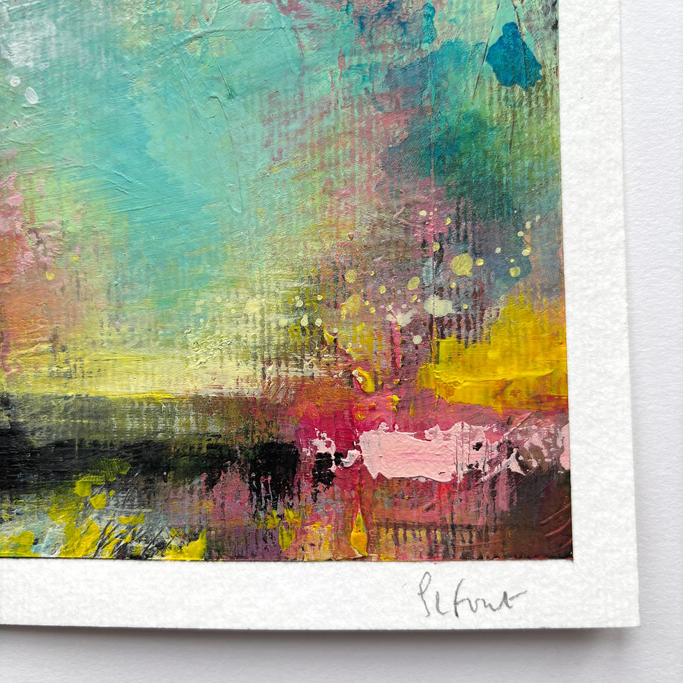 Thumbnail: ACRYLIC ON PAPER - 10 x 15 cm