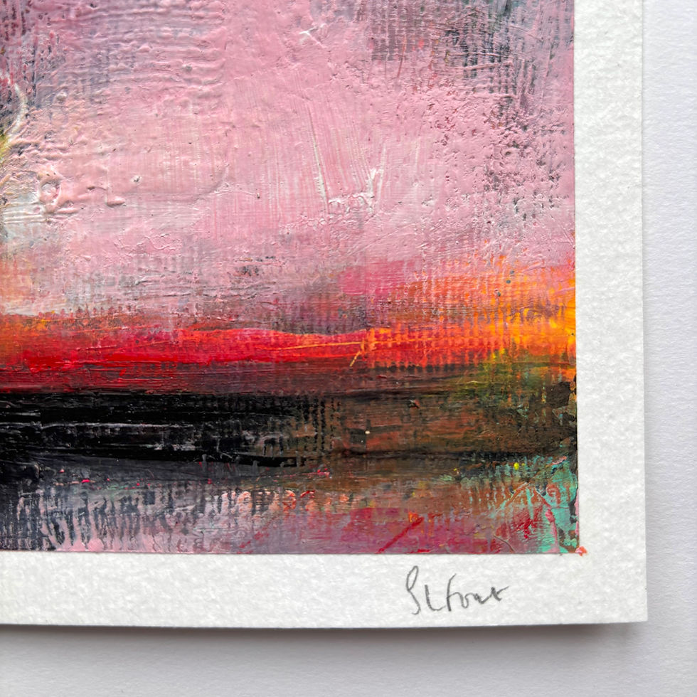 Thumbnail: ACRYLIC ON PAPER - 10 x 15 cm