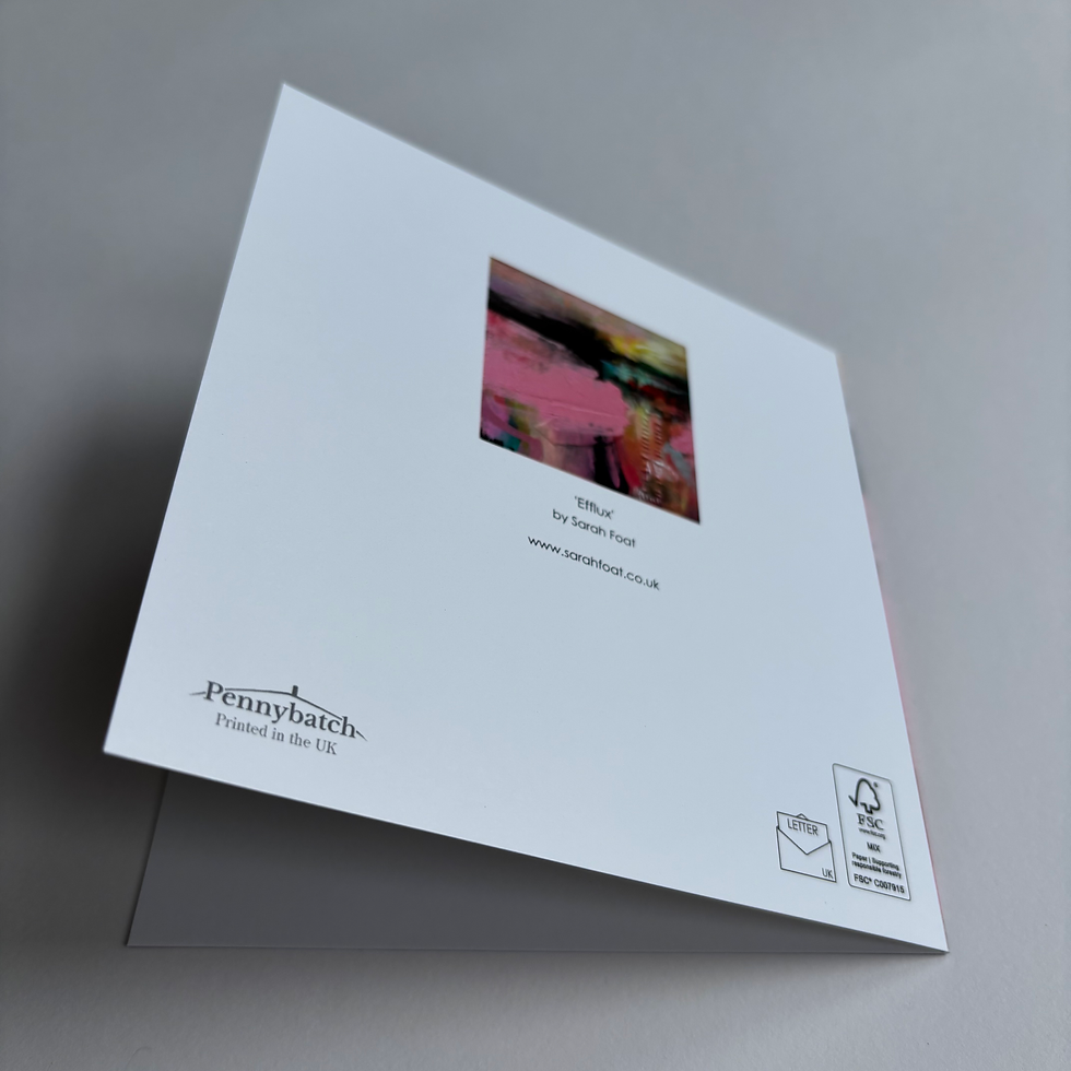 Thumbnail: GREETINGS CARD - 'Efflux'