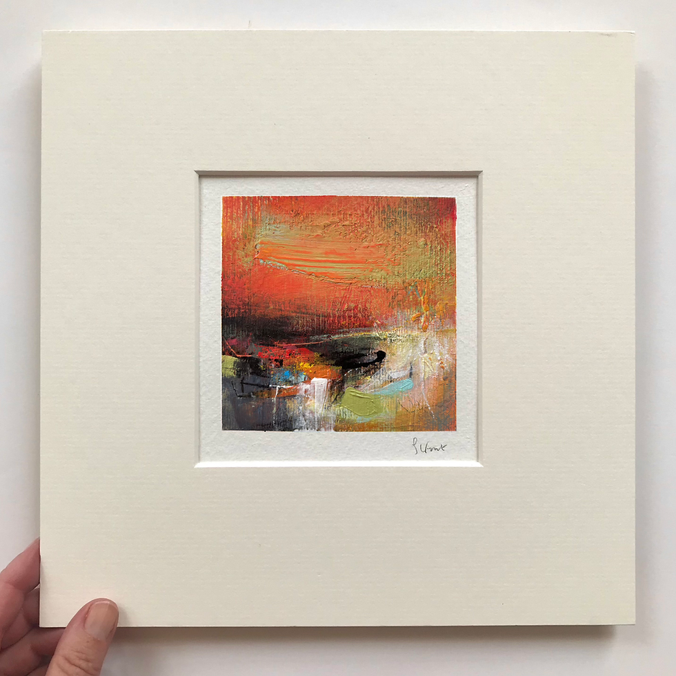 Thumbnail: ACRYLIC ON PAPER IN MOUNT