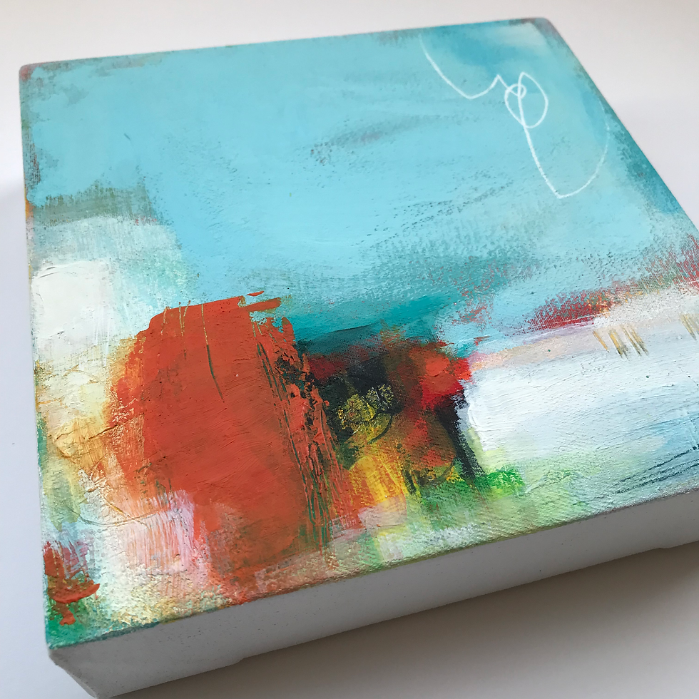 Thumbnail: AND IN THE END, IT ALWAYS CAME BACK TO ME - 19.5 x 19.5 cm