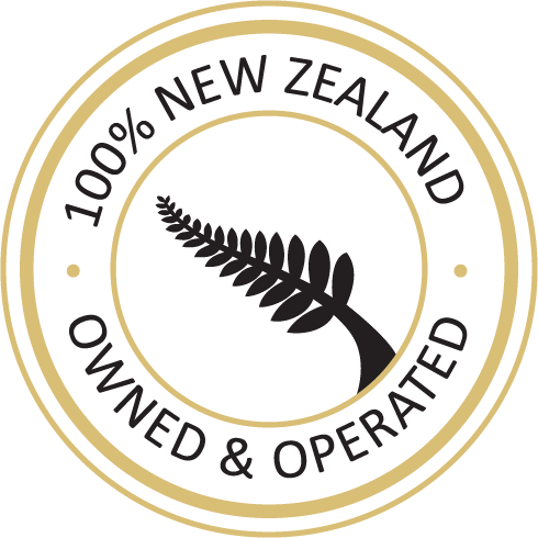 100% NZ Owned Logo
