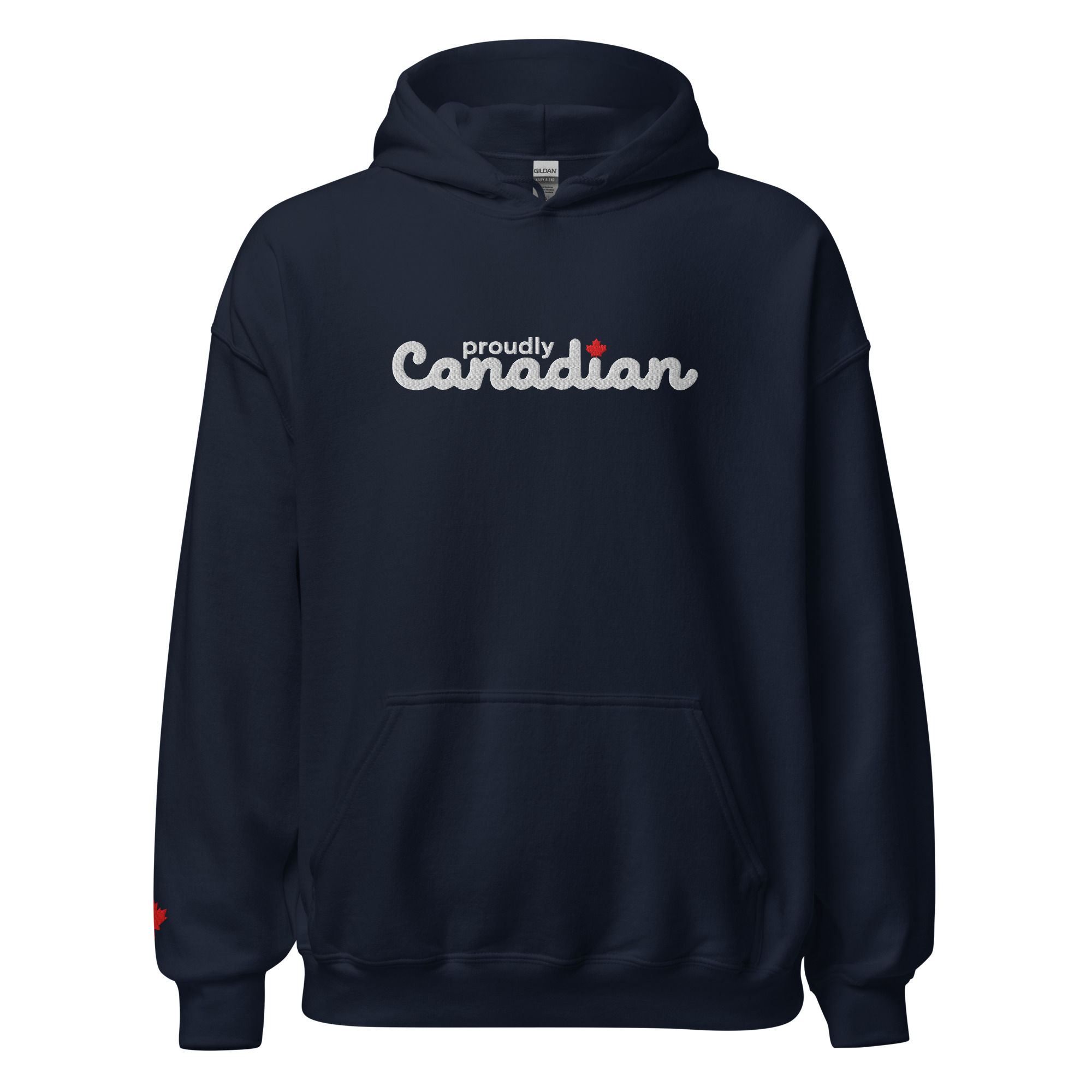 Proud Canadian Hoodie - Navy