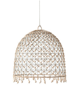 Rattan-bowl-pendant shade