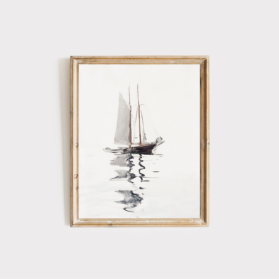 Sailboat art print