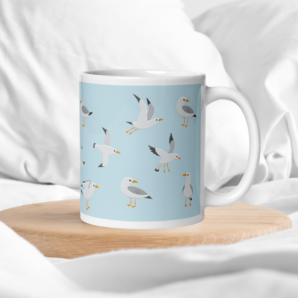 Thumbnail: Gull Friends Mug