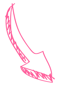 Flecha curva turquesa
