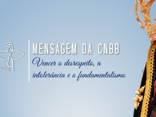 Mensagem sobre fundamentalismo e intolerância contra símbolos da fé