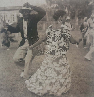Boi-Bumbá, fotografado por Luis Saia na cidade de Belém no Pará. Acervo de Mário de Andrade de sua Missão de Pesquisas Folclóricas de 1938