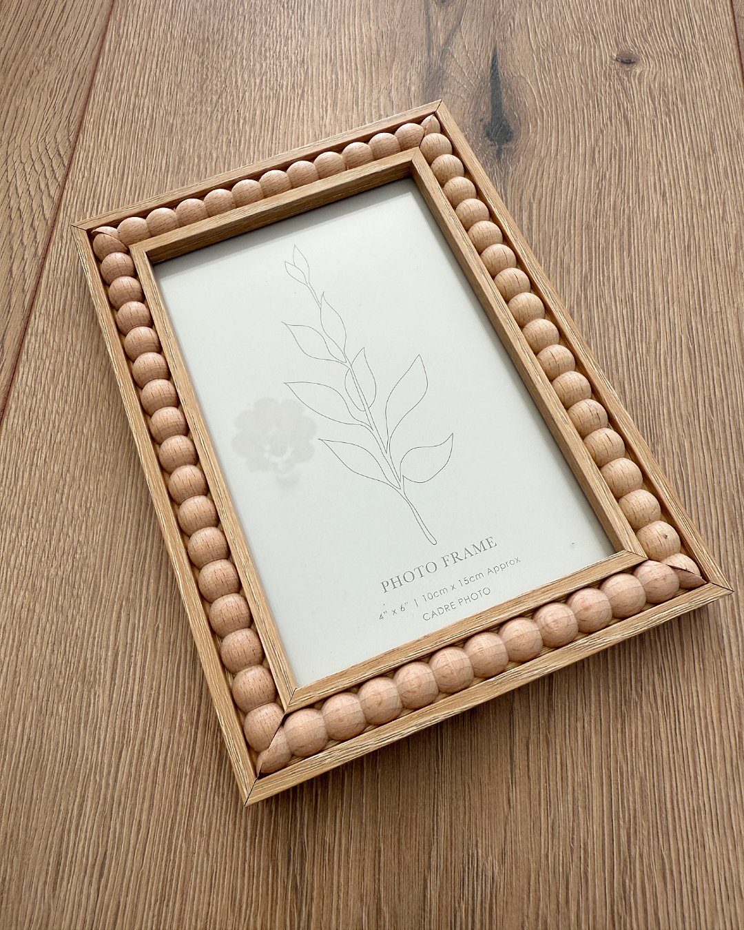 Beaded Wooden Frame