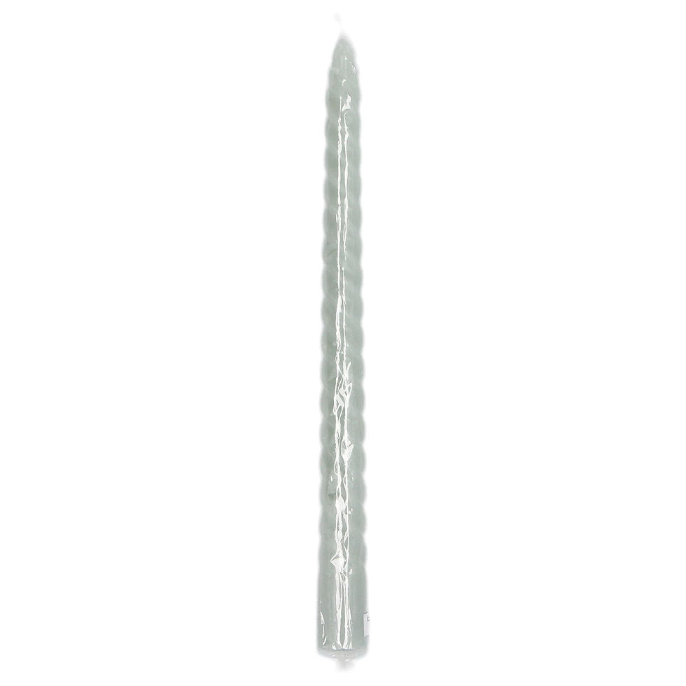 Thumbnail: Soft Sage Twisted Taper Candle - Pack of 4