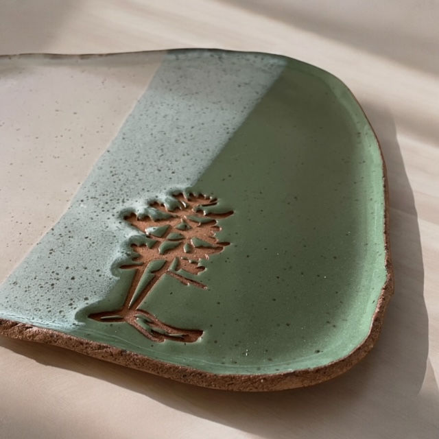 GS- green plate close up