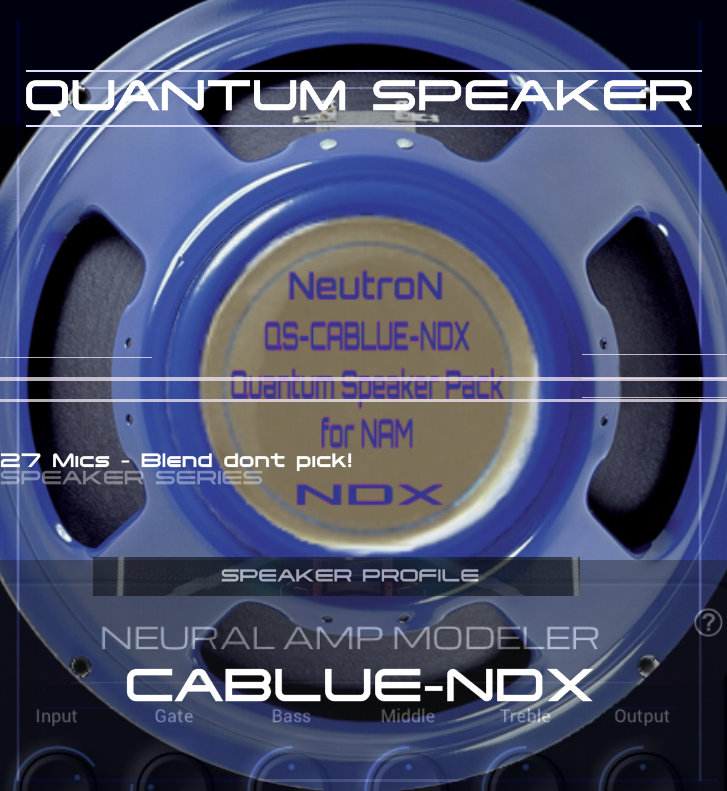 Thumbnail: NDX Quantum Speaker  pack QS-CABLUE-NDX