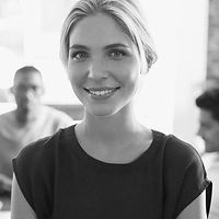 Portrait de femme souriante