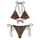 Thumbnail: Rainbow Flowers String Bikini