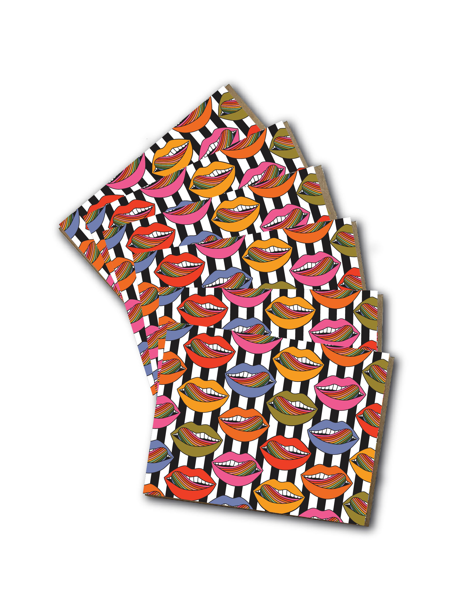 Lips Notecard Set of 6