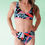 Thumbnail: Abstract Geo Recycled High Waist Bikini